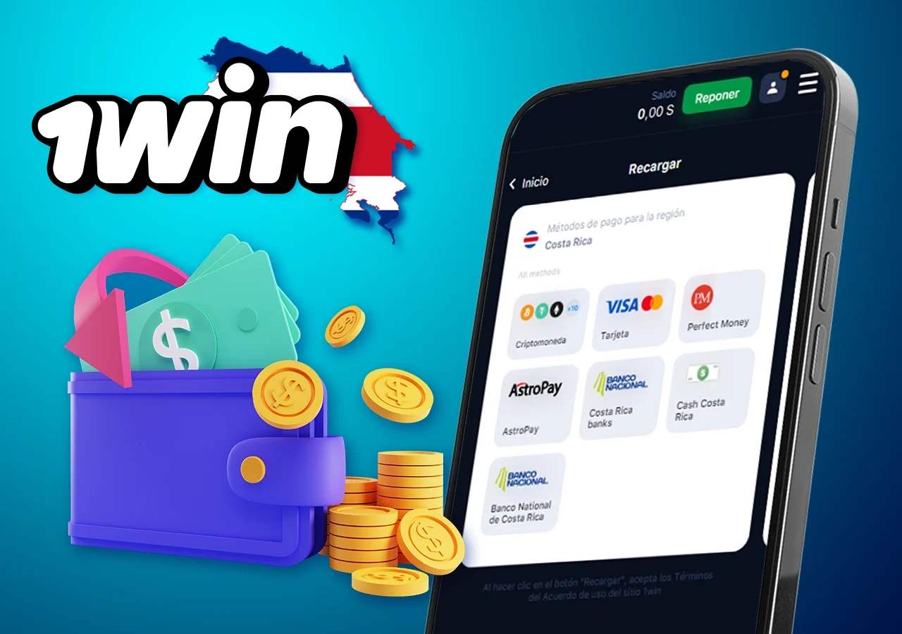 Métodos y sistemas de pago disponibles para ingresar o retirar dinero