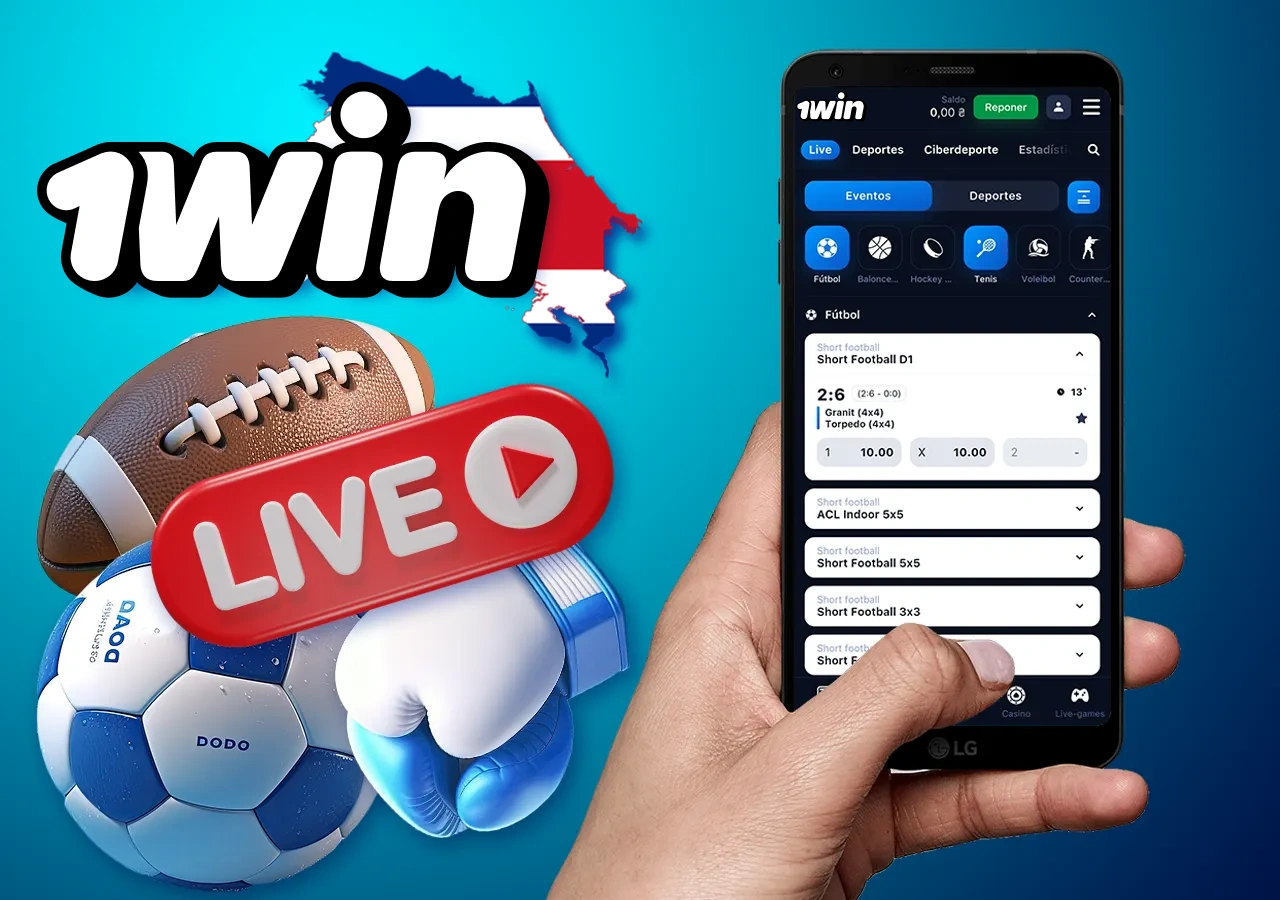 Realice sus apuestas directamente durante los partidos y competiciones deportivas