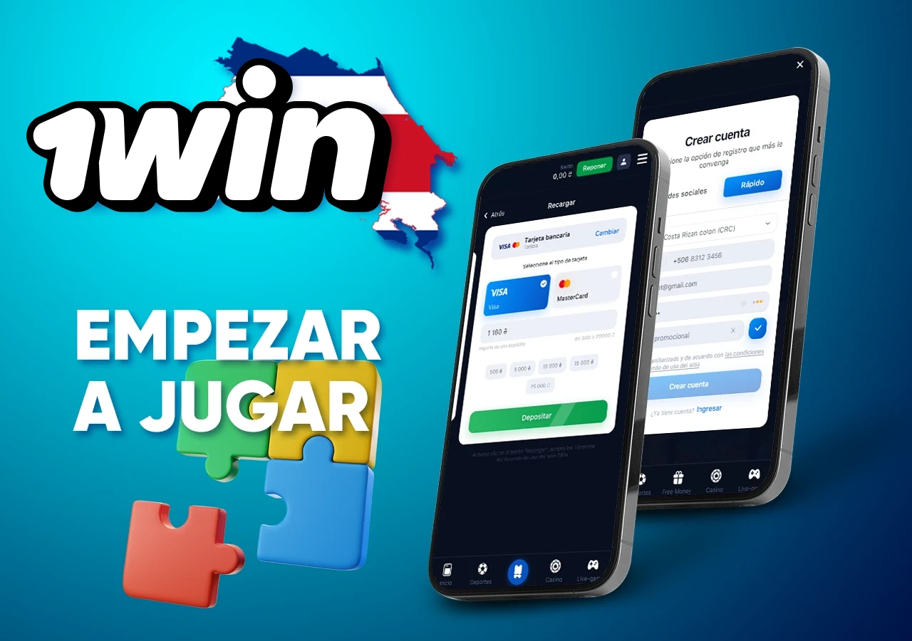Para empezar a ganar en apuestas o casino regístrate y haz un depósito