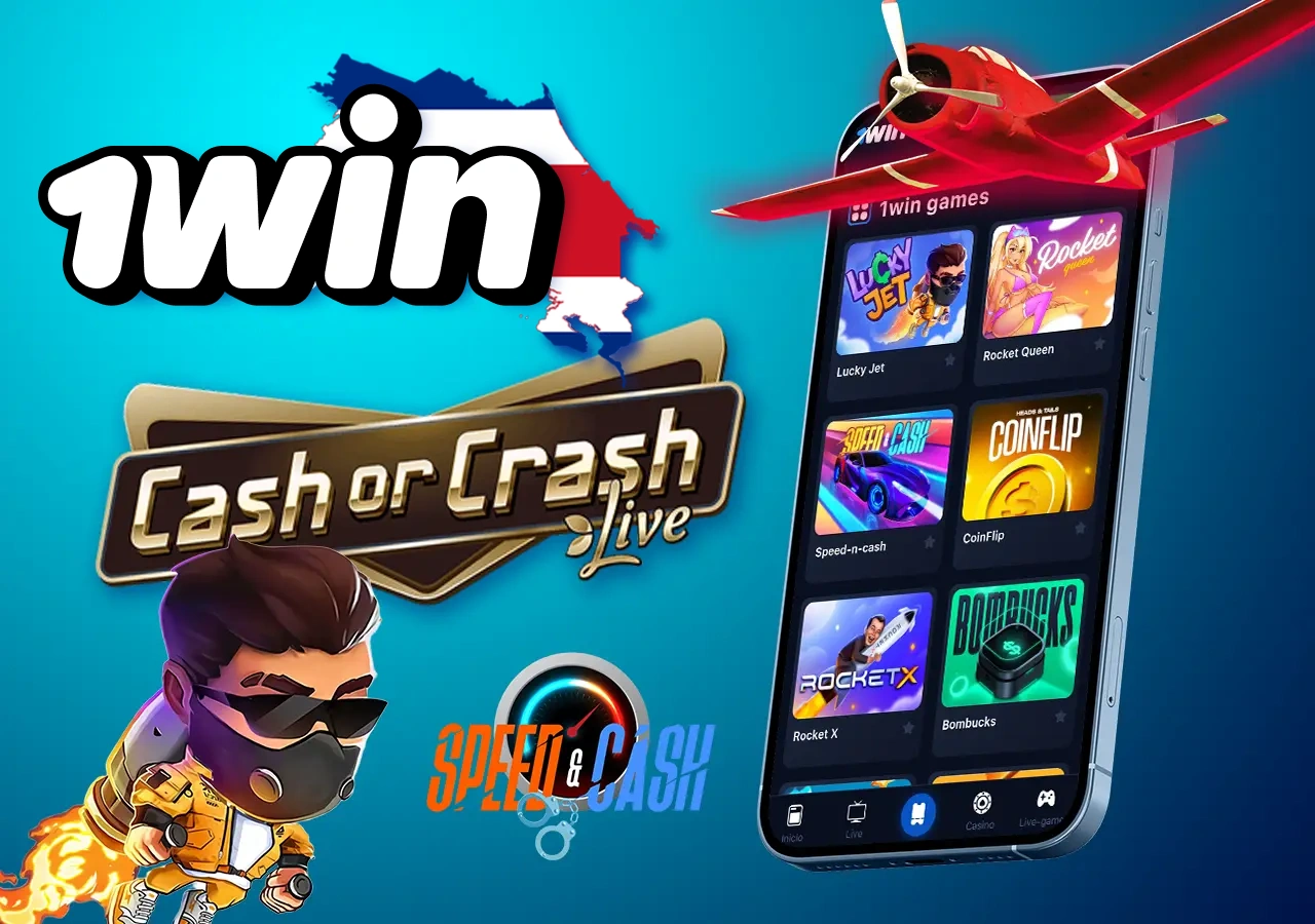 Retire sus ganancias a tiempo o piérdalo todo en los juegos Cash o Crash
